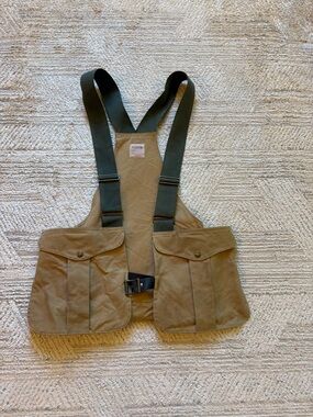 VTG Filson Hunting Vest 1970s 80s Canvas Game Bag Fits Up To 46 Waist - Seattle